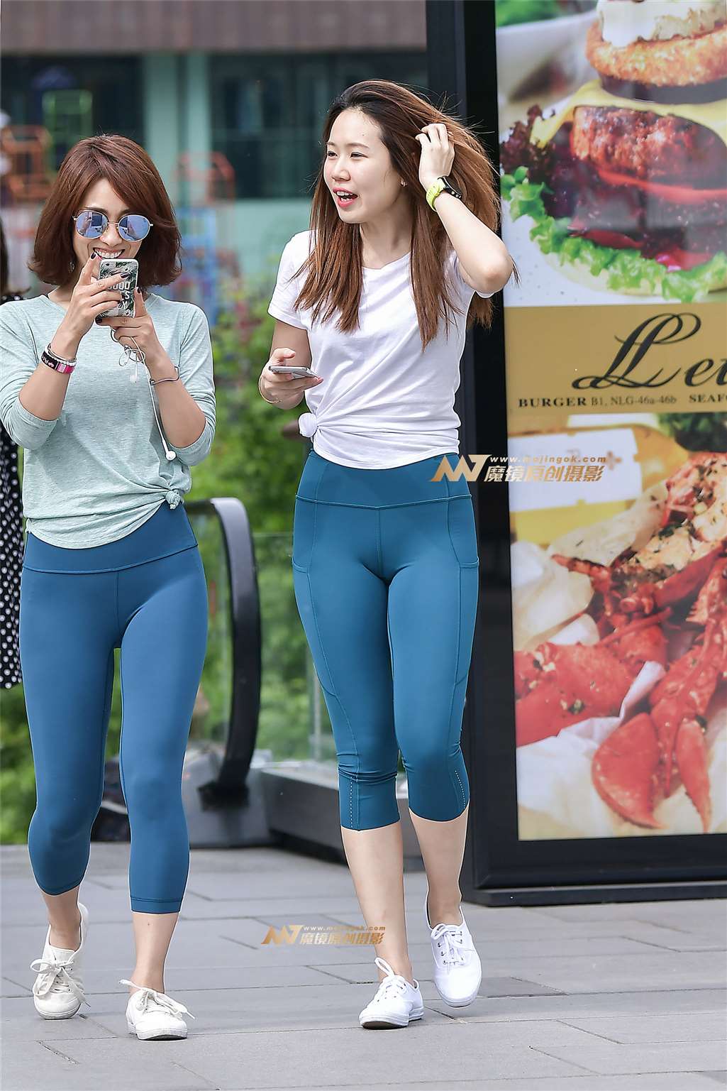 图片[4]-左手倒影赛帖：蓝色健美双美臀-街拍流行馆