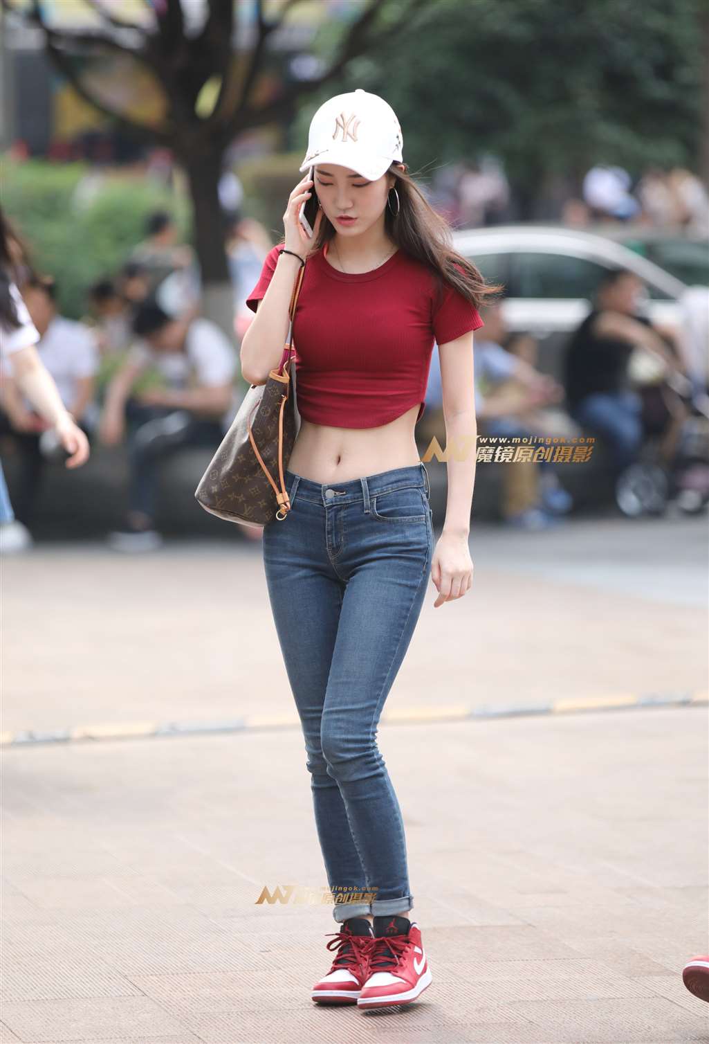 图片[4]-AJ女孩完美小腹-街拍流行馆