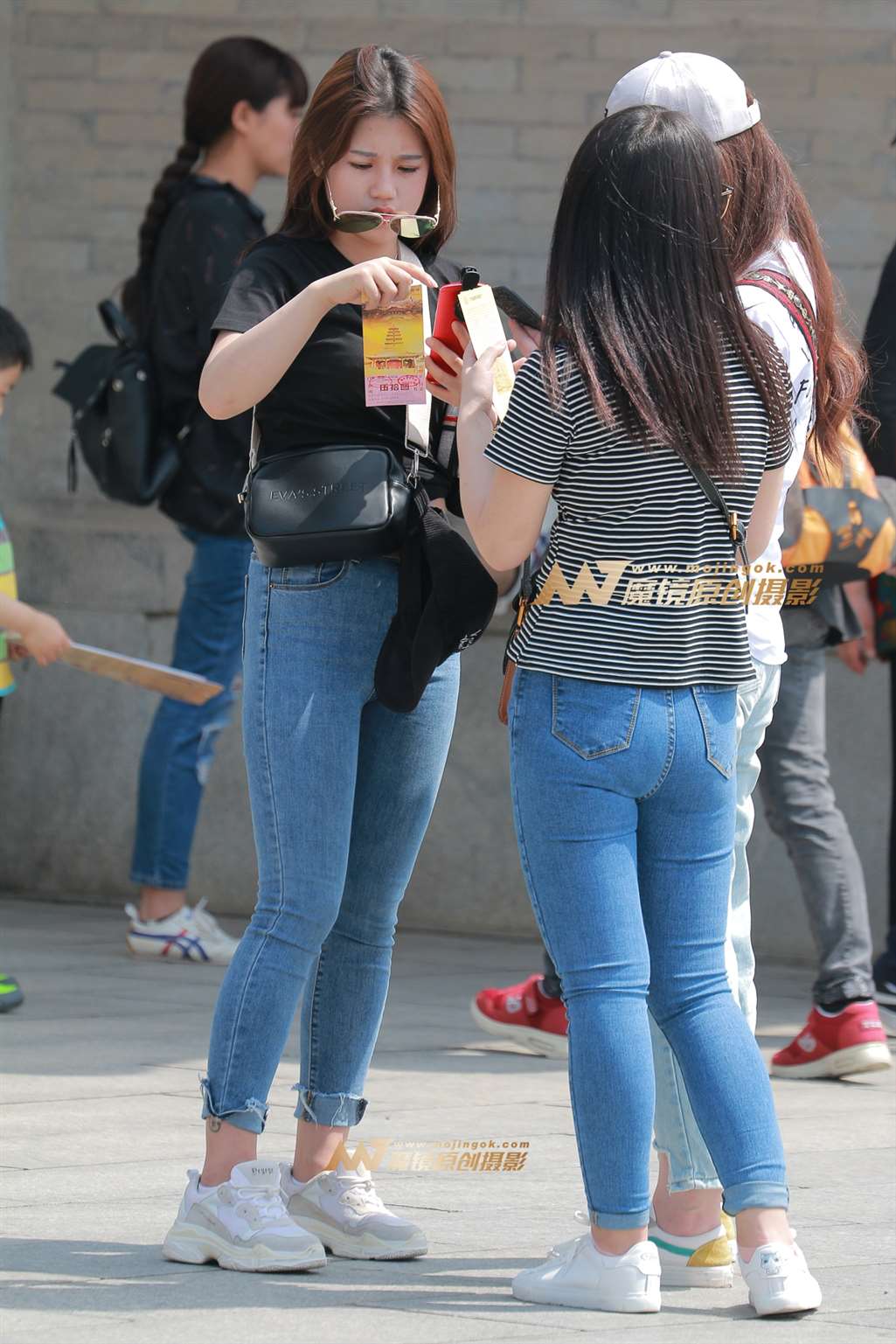 图片[3]-紧身蓝牛小美女（17P）-街拍流行馆