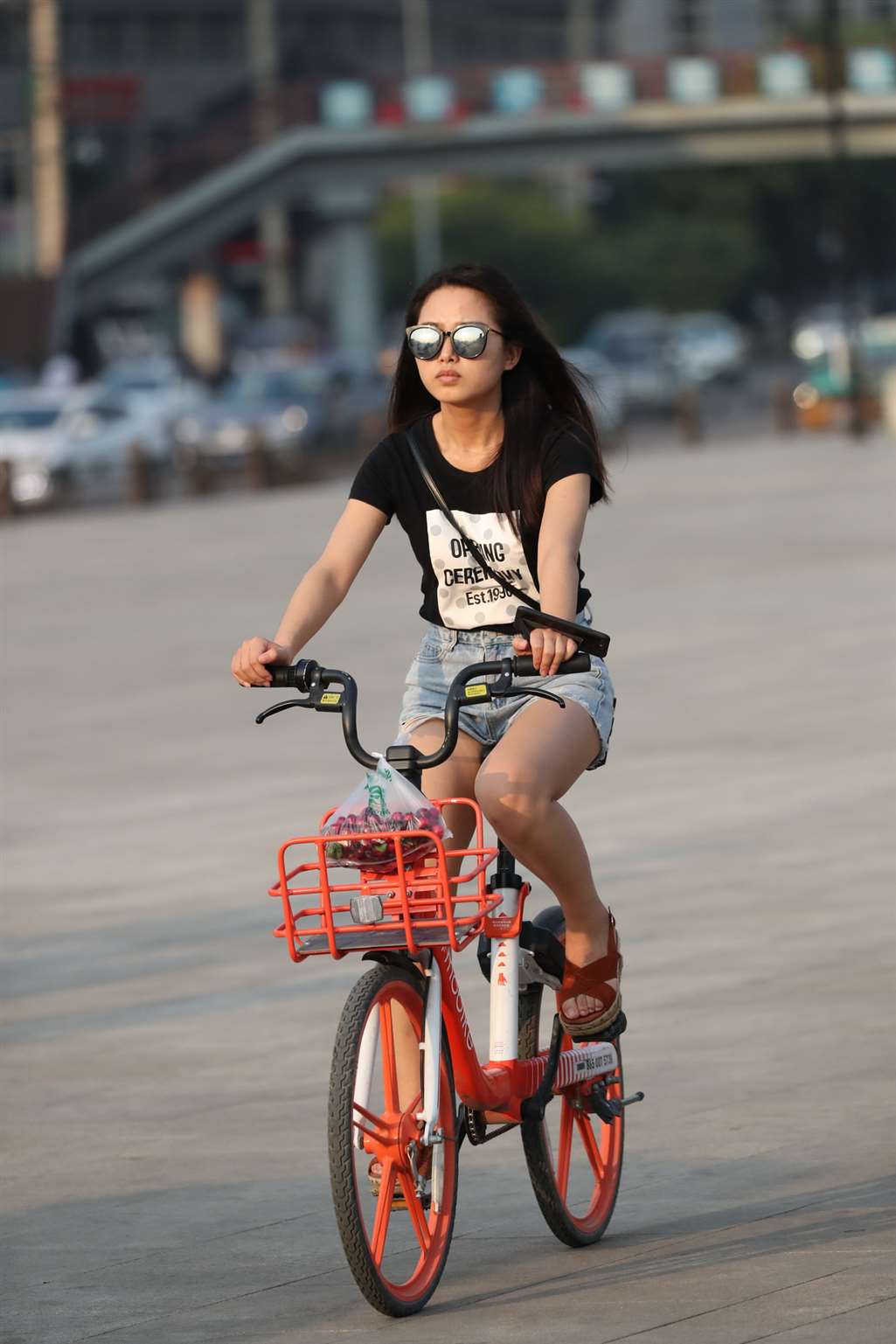 图片[3]-佳能器材第一帖—短裤少女的单车岁月（11P）-街拍流行馆