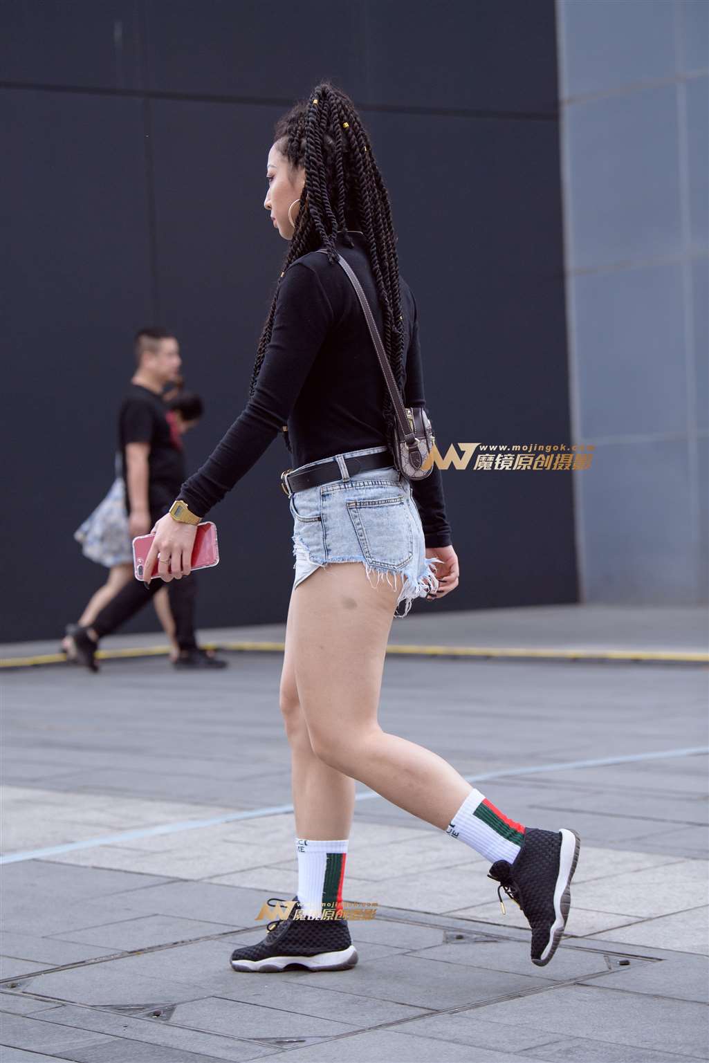 图片[5]-【久久赛帖】时尚个性热裤美女-街拍流行馆