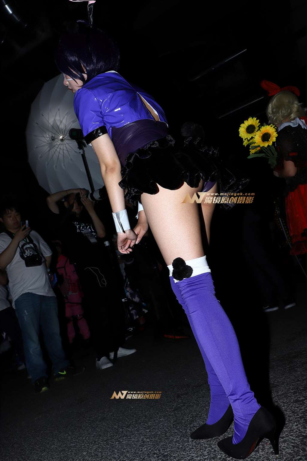 图片[2]-【Mark赛帖】赛车服短裙coser-街拍流行馆