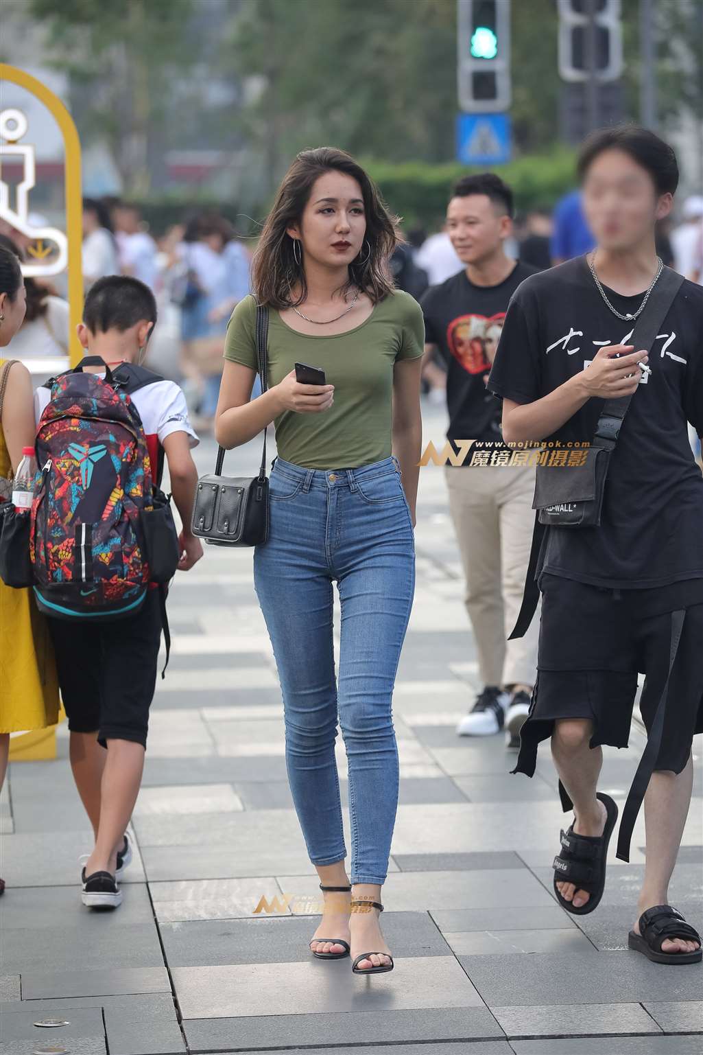 图片[5]-【凯恩赛帖】长腿苗条牛仔-街拍流行馆