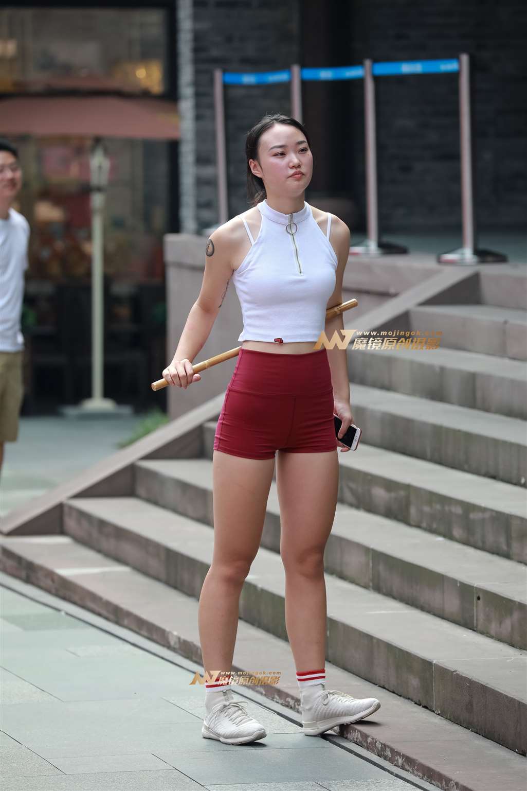 图片[1]-【凯恩赛帖】健身短裤-街拍流行馆