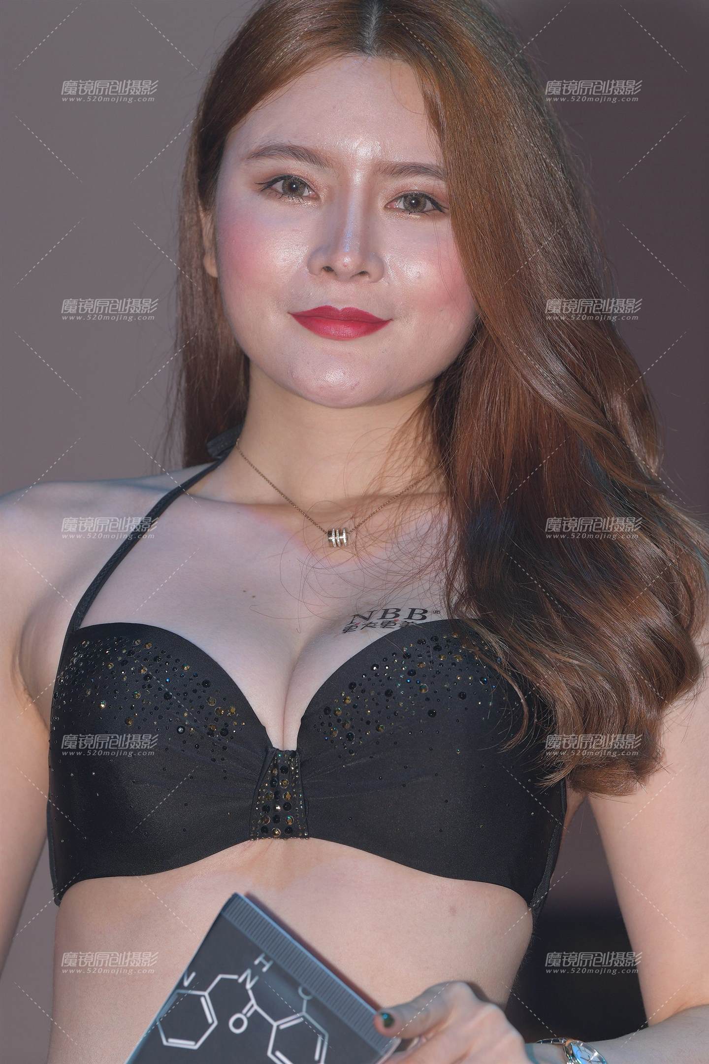 2020性文化-性感黑色比基尼女模-流行馆