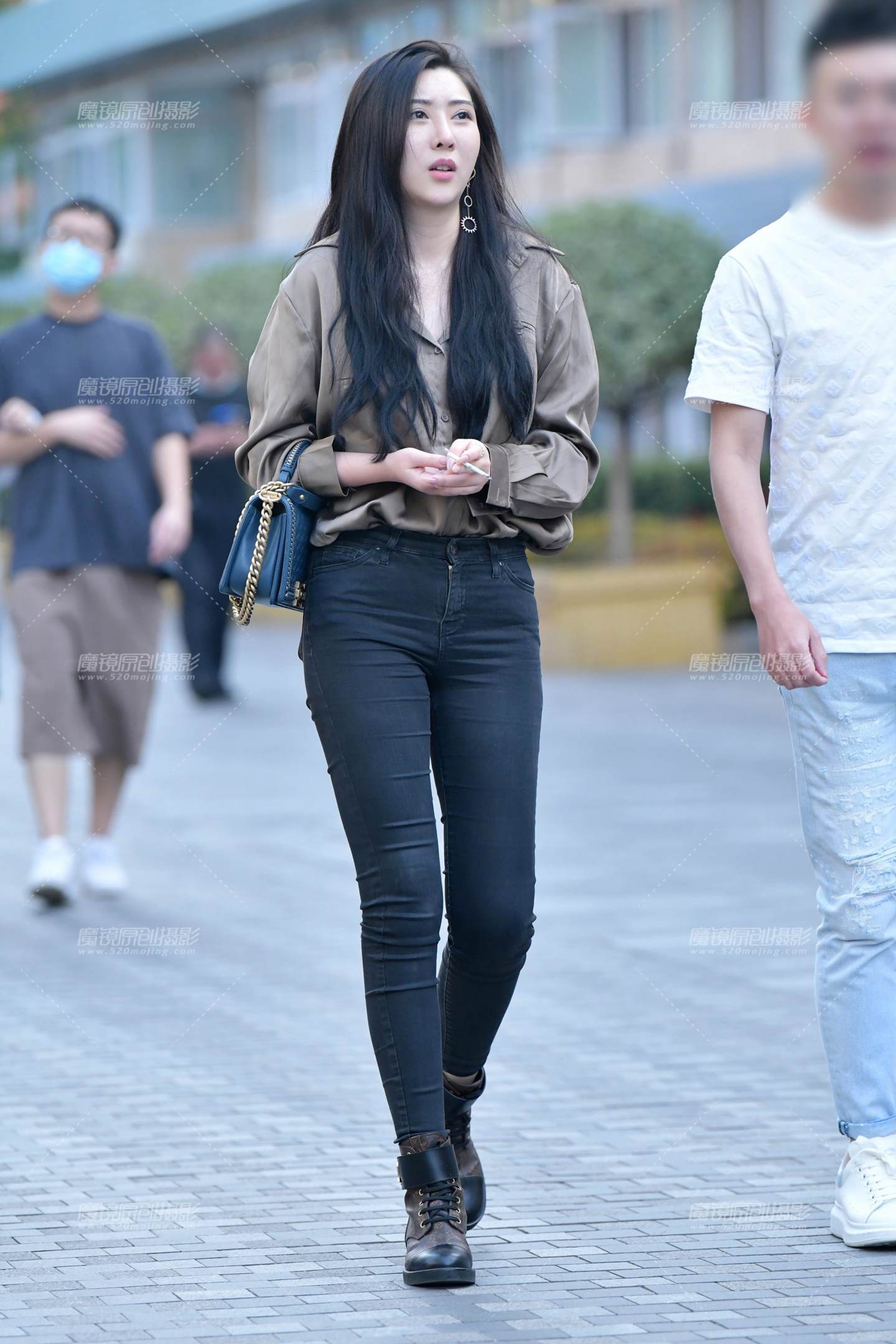 图片[3]-牛仔裤长腿美女-流行馆