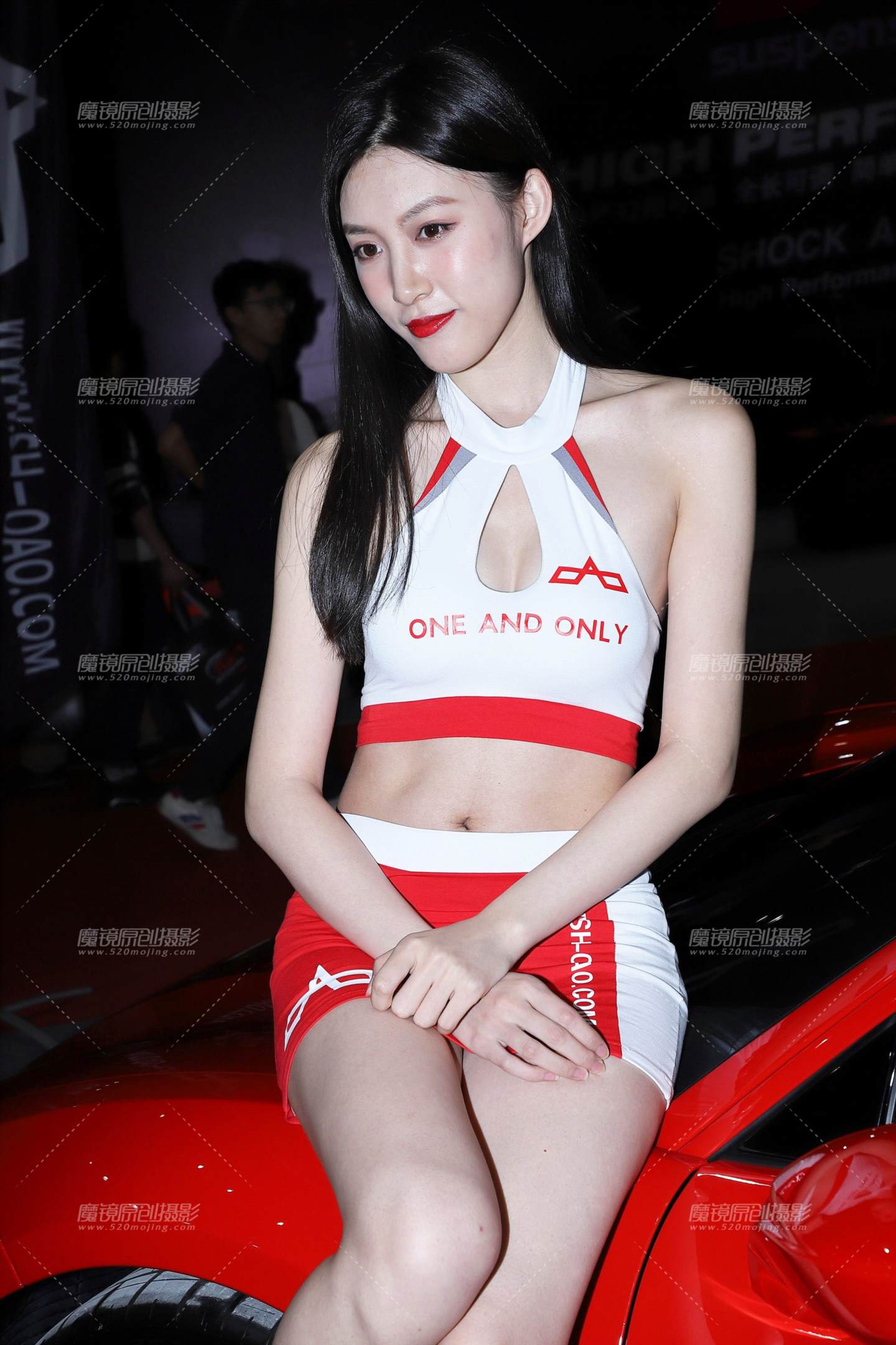 白红制服短裙-流行馆