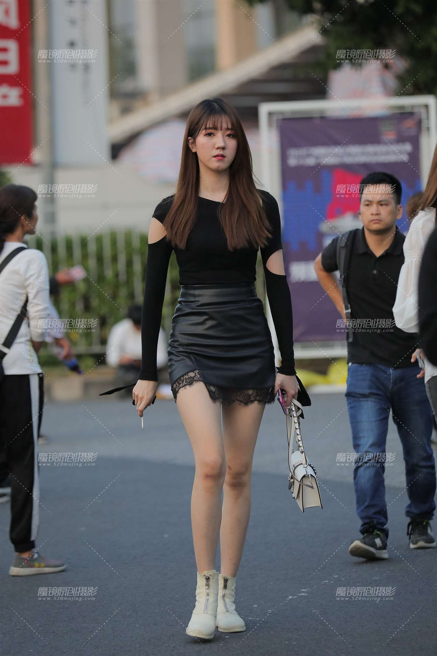 图片[4]-漂亮皮裙美女-流行馆