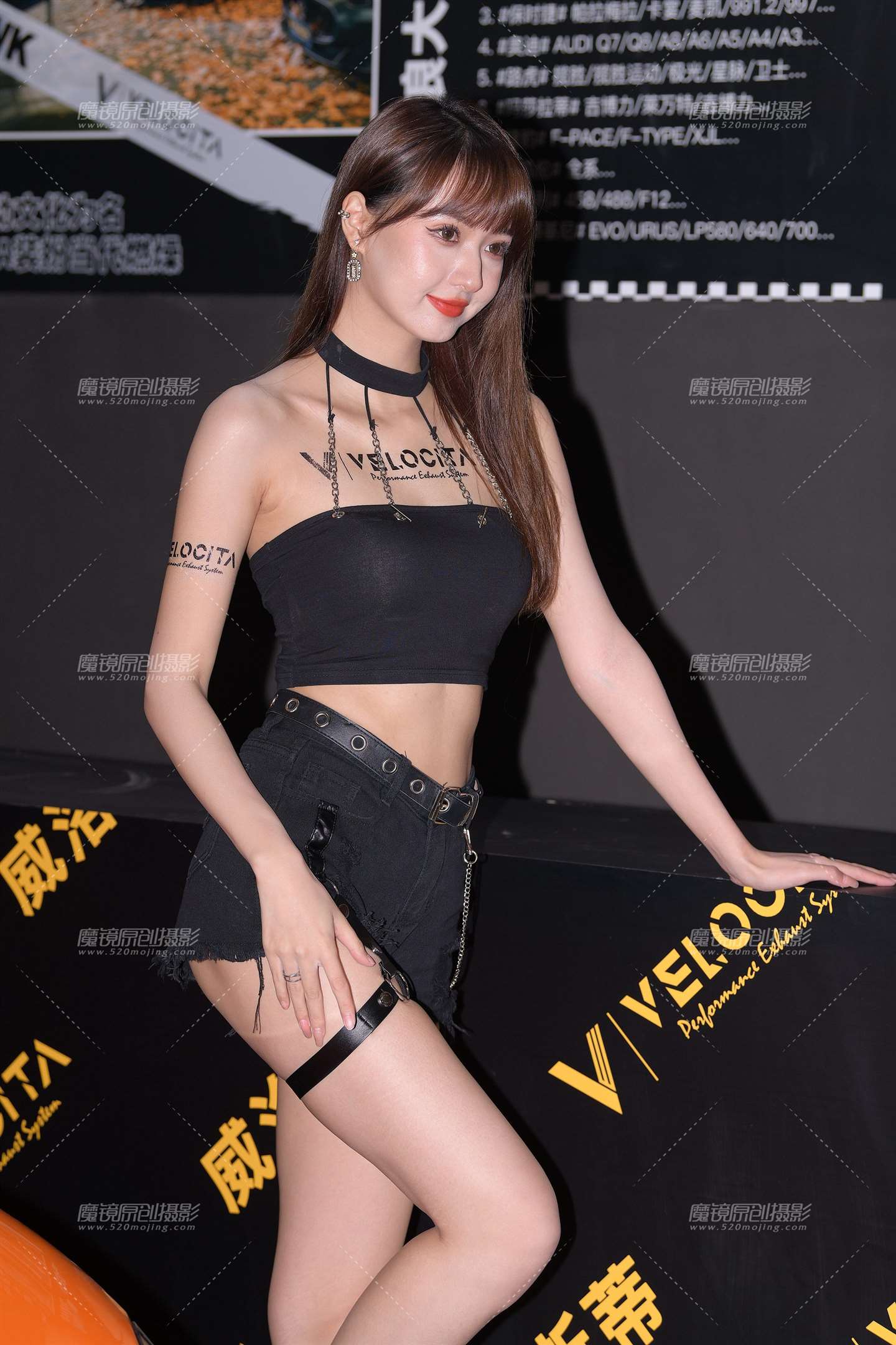长腿热裤女模~-流行馆