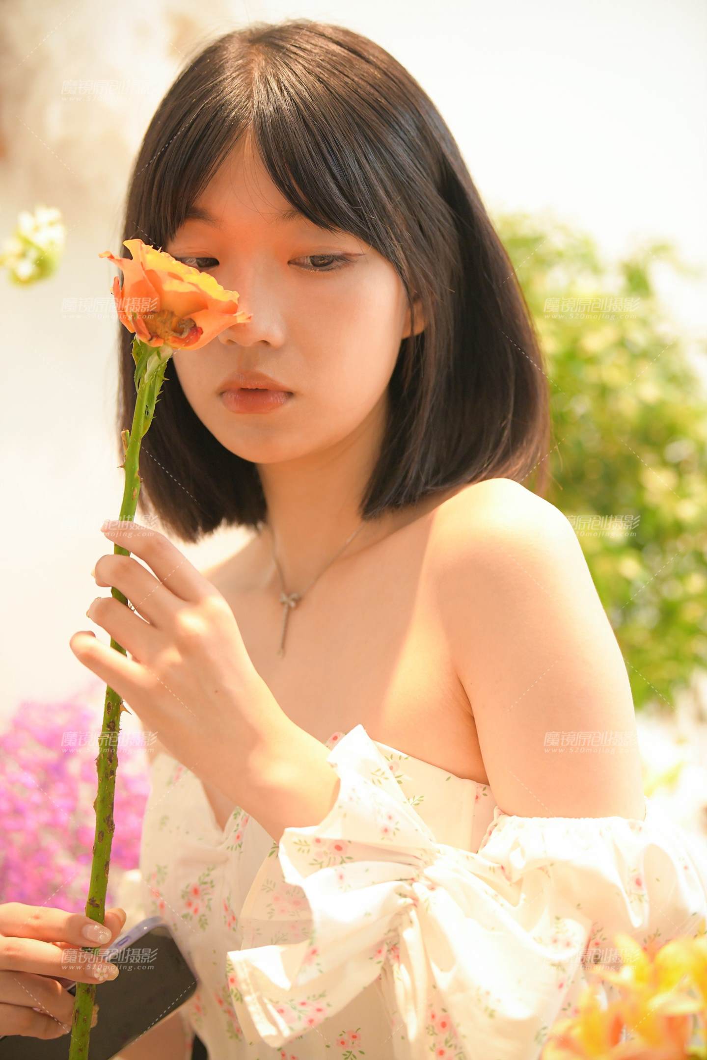 白裙女孩-流行馆