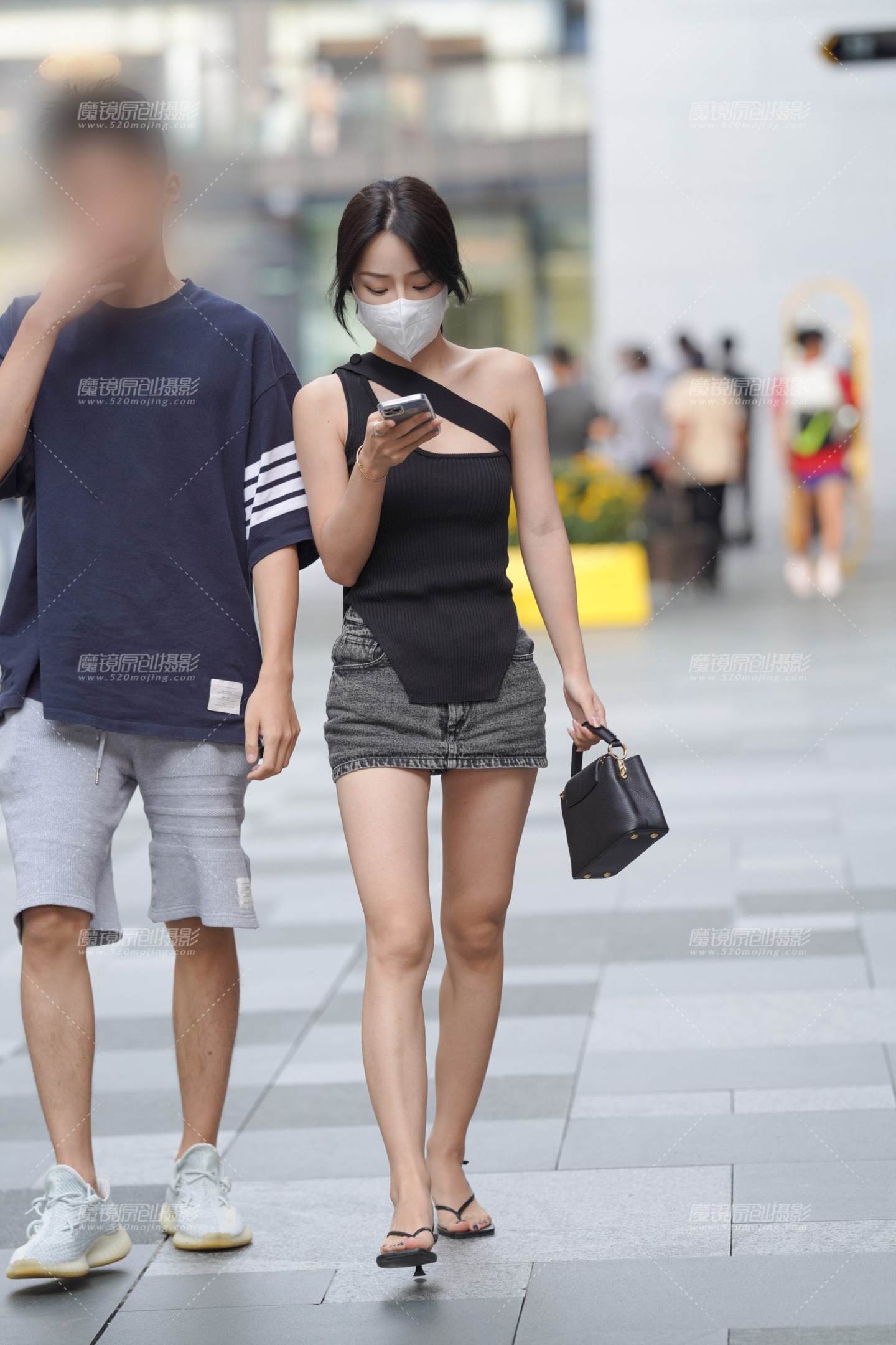 图片[4]-牛仔裙美女-流行馆