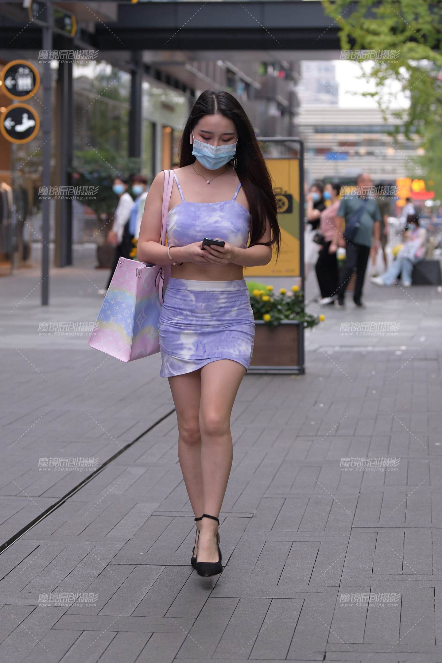 图片[3]-小吊带，翘臀美眉-流行馆