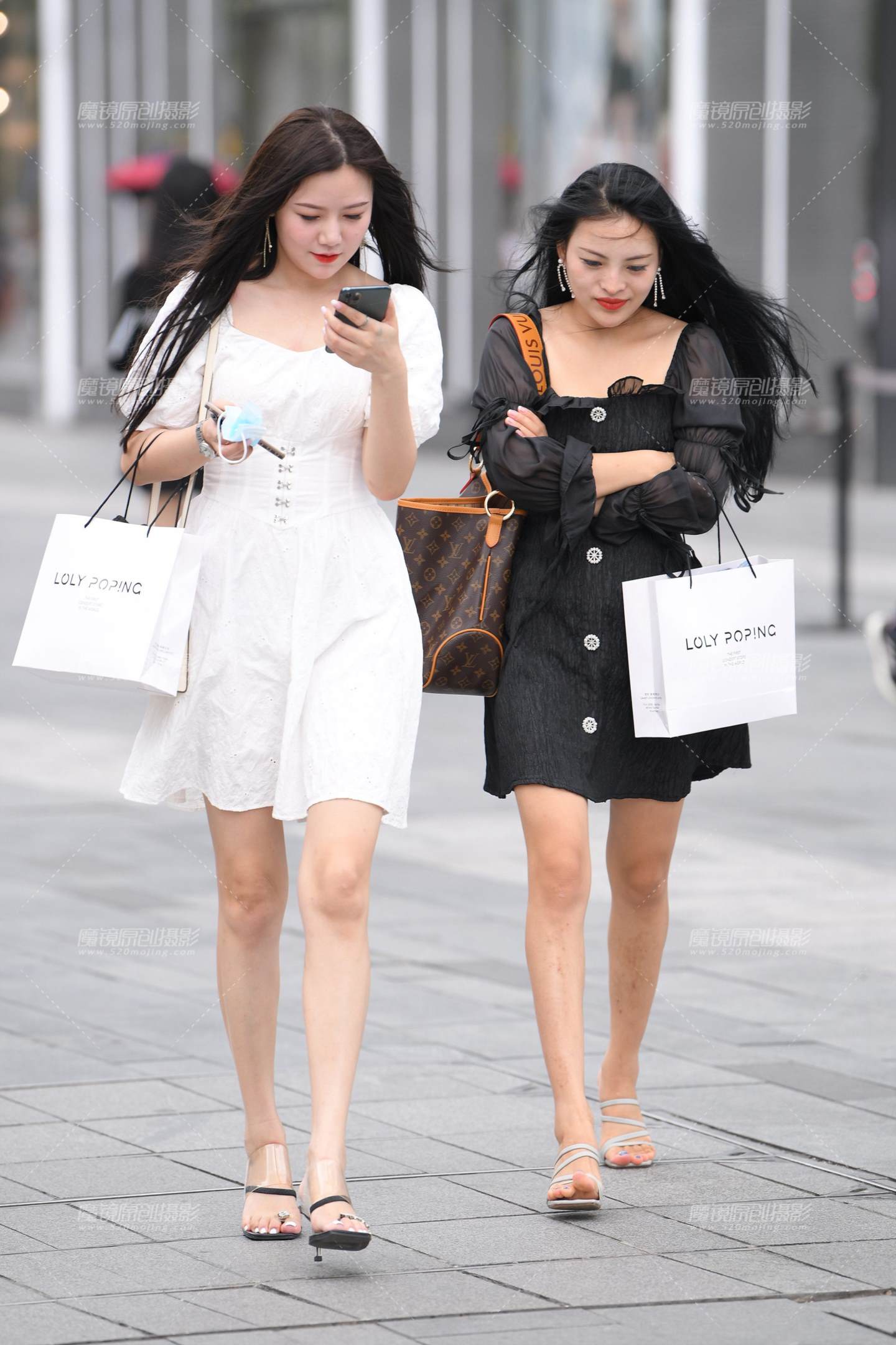 连衣裙美腿高跟~-流行馆